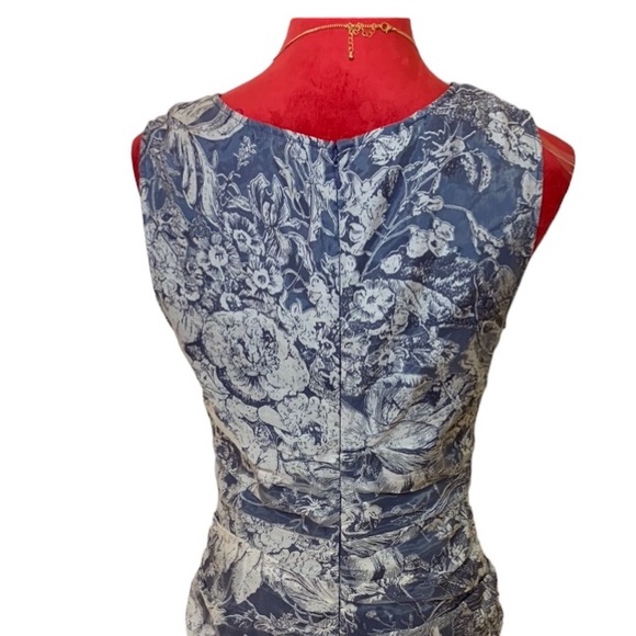 J S COLLECTIONS MADISON V NECK COLUMN FORMAL GOWN - Picture 6 of 15